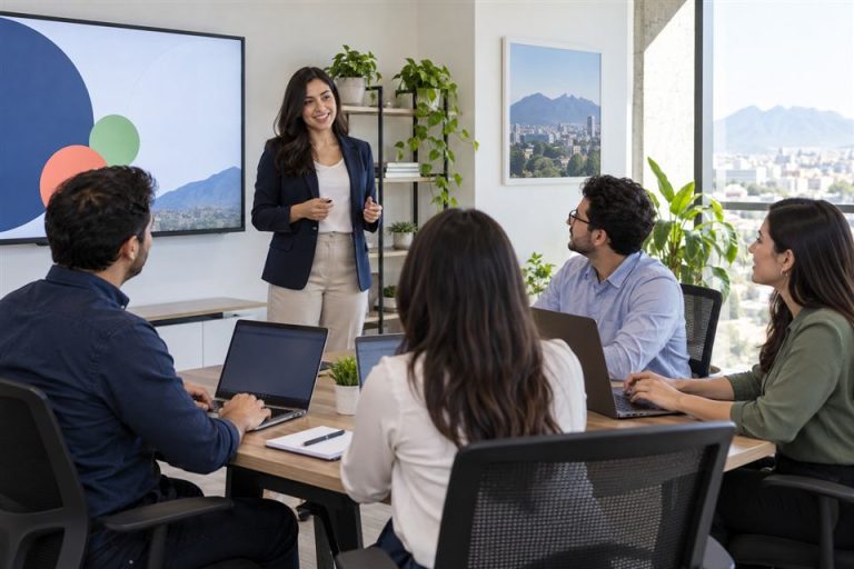 Imagen ilustrativa: Sesión de capacitación en software administrativo