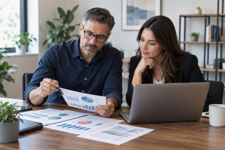 Imagen ilustrativa: Revisi&oacute;n de informaci&oacute;n empresarial con experiencia